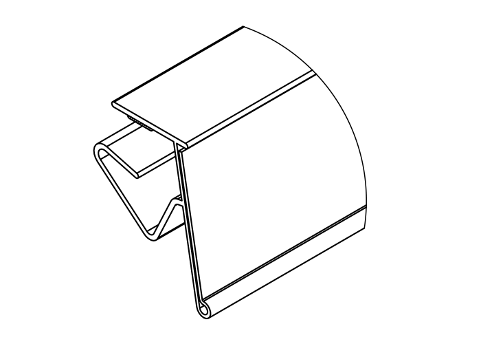 Shelf Clip 3/4 0721